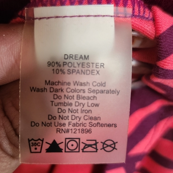 EUC TITLE NINE PINK PURPLE GEOMETRIC DREAM DRESS SZ M - Picture 5 of 5